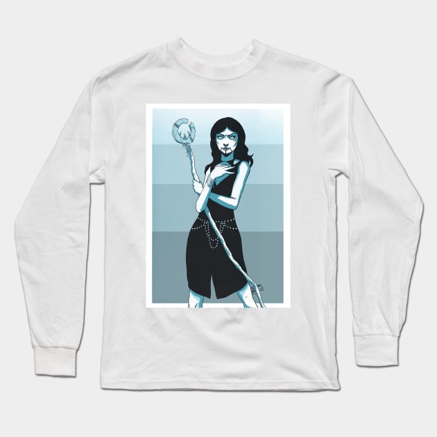 Necromancer Sister Long Sleeve T-Shirt by LiamCallebout